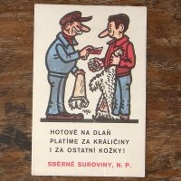 チェコスロバキア　カードカレンダー（1976年）