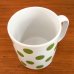 画像3: チェコ　緑の水玉のマグカップ（大きめサイズ） (3)