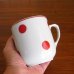 画像2: チェコ　赤い水玉のマグカップ (2)