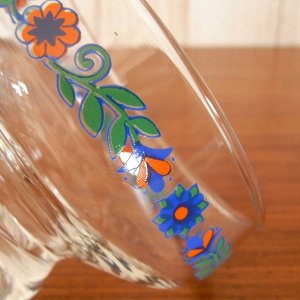 画像4: ドイツ　青いお花のデザートグラス