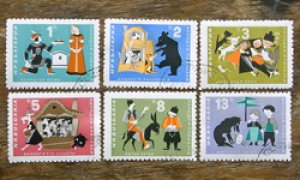 画像2: 使用済切手　ブルガリア　童話の切手（1964年）
