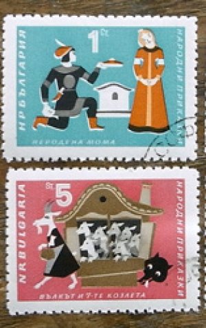 画像3: 使用済切手　ブルガリア　童話の切手（1964年）