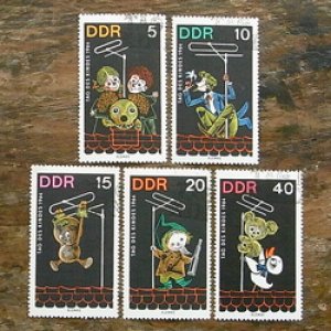 画像1: 使用済切手　東ドイツ　こどもの日（1964年）
