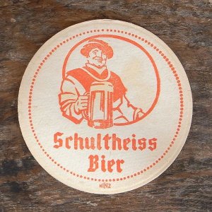 画像2: ドイツの古いビアコースター（Schultheiss　Bier）