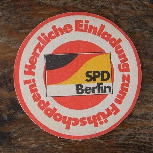 画像2: ドイツの古いビアコースター（SPD Berlin）