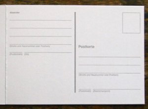 画像2: ドイツ郵政のポストカード（無地）