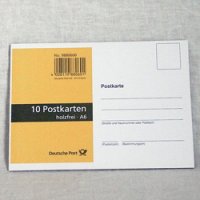ドイツ郵政のポストカード（無地）