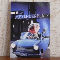 東ドイツ　ザントマンのポストカード/夜のドライブ