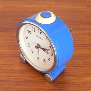 画像3: ドイツ　ブルーの目覚まし時計（KAREX）